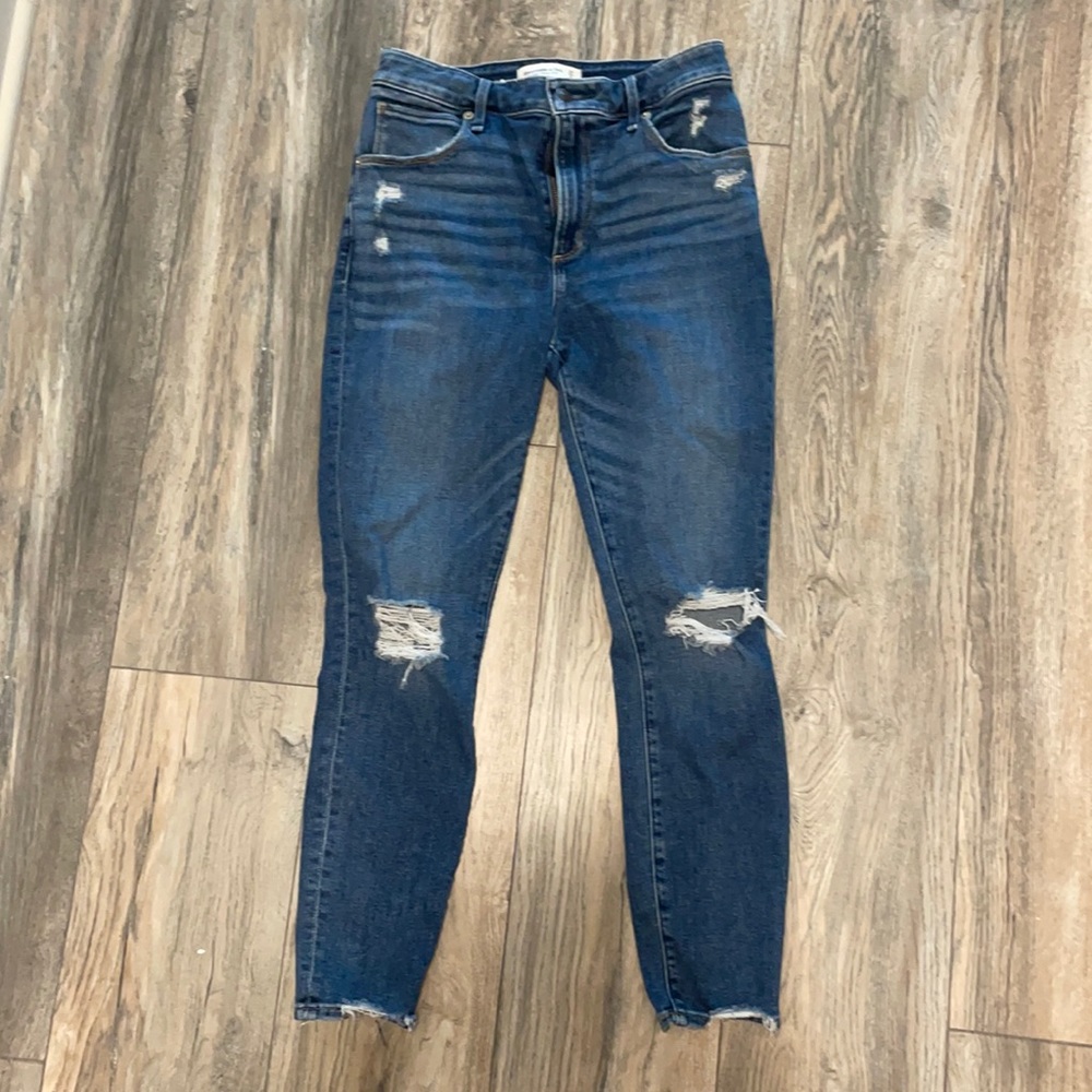 Abercrombie and Fitch super skinny ankle jeans